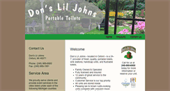 Desktop Screenshot of donsliljohns.com